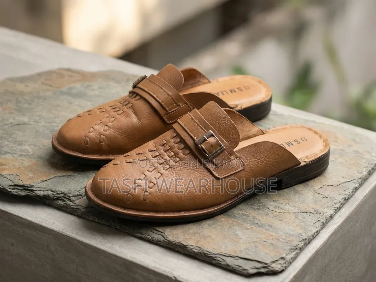 S.M Leather Casual Half Loafer for Sale