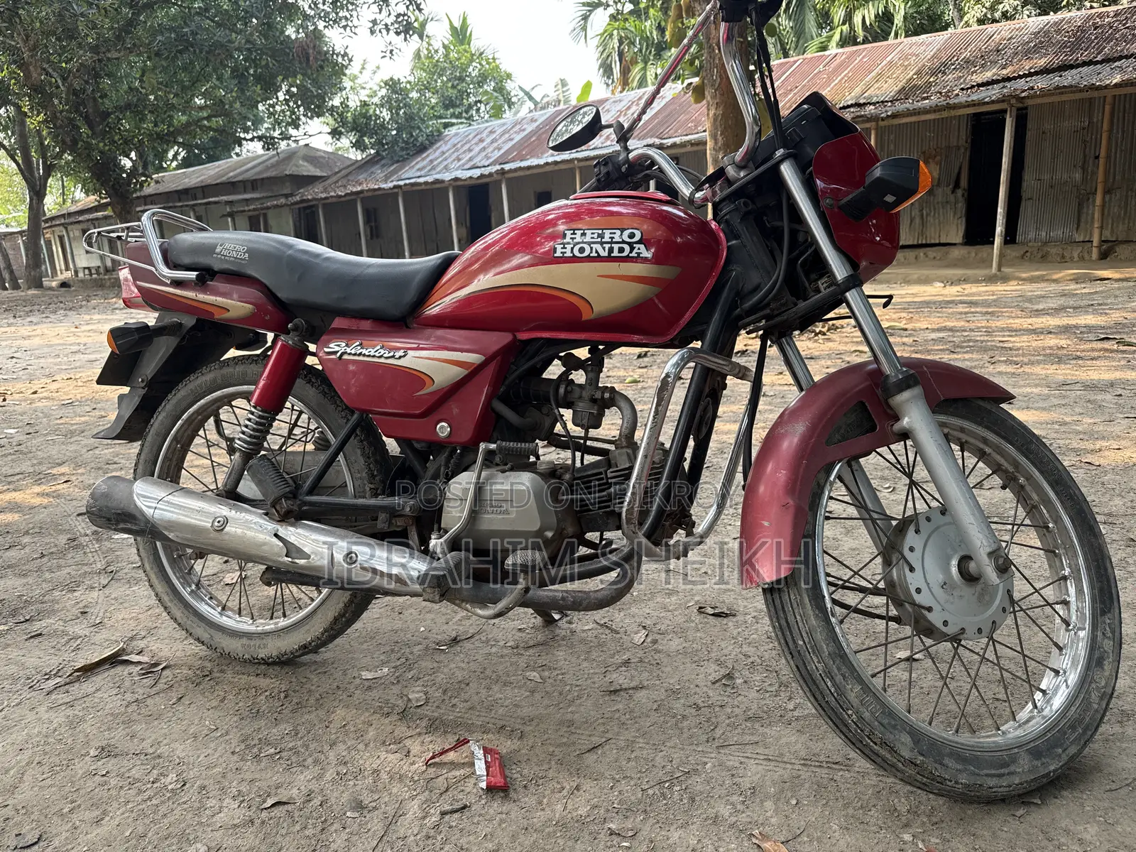 Hero Splendor Plus 2017 Red