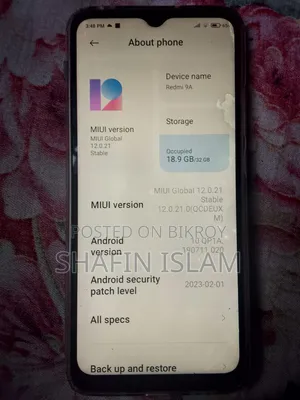 Xiaomi Redmi 9A 32 GB Blue