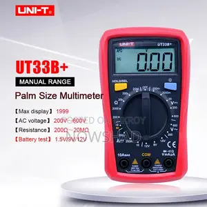 Uni-T Ut33b+ Digital Multimeter (Original, Box Pack) Free Delivery