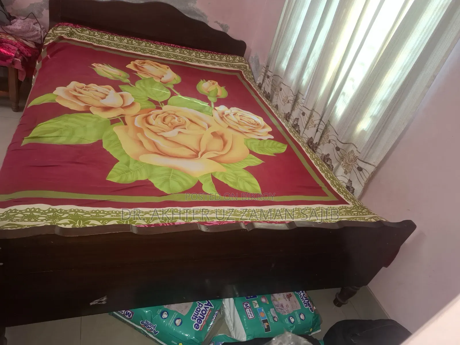 Sturdy Wooden Bed (35 Years Proven Quality) – For Sale at a Low Price