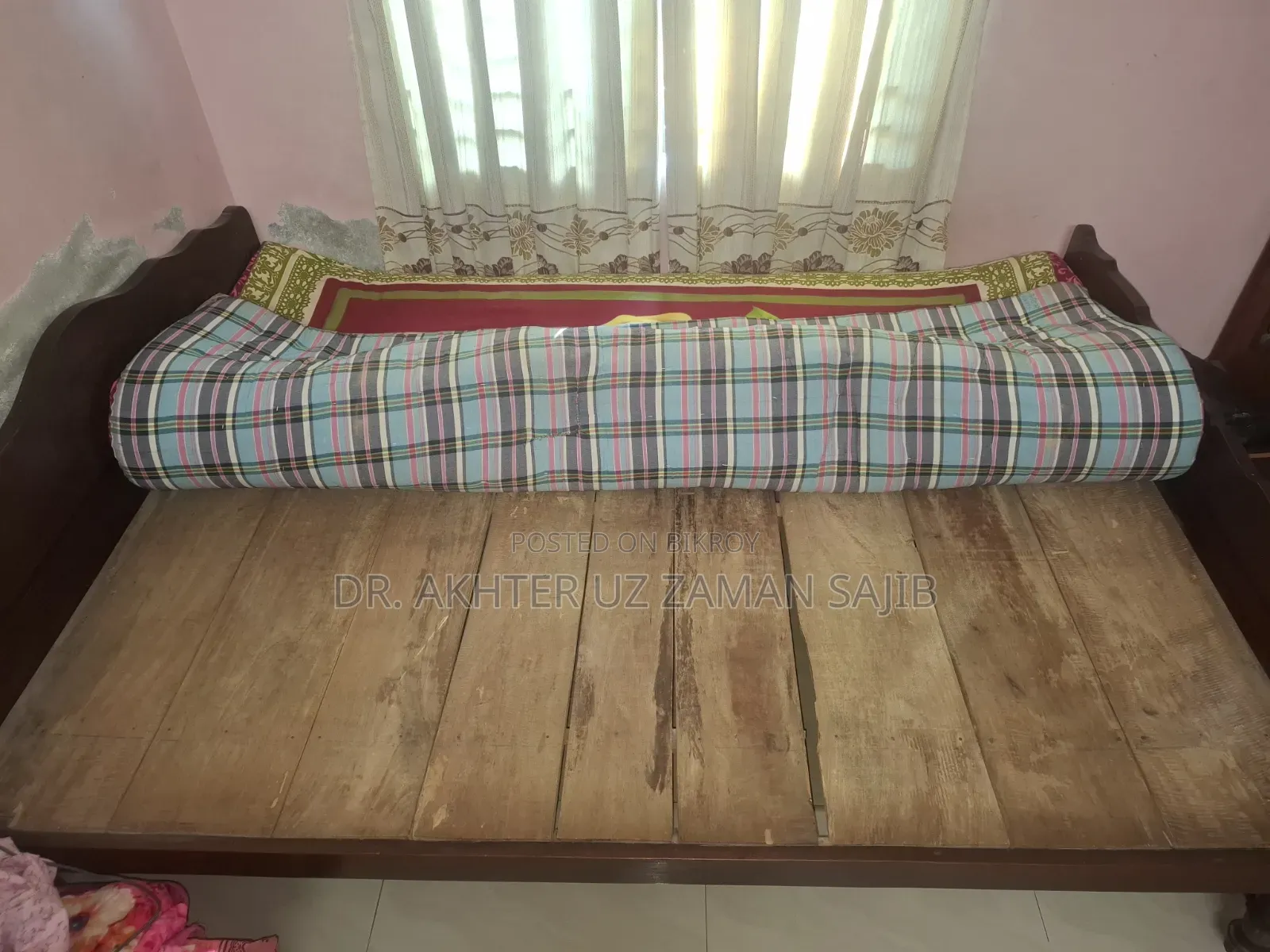 Sturdy Wooden Bed (35 Years Proven Quality) – For Sale at a Low Price