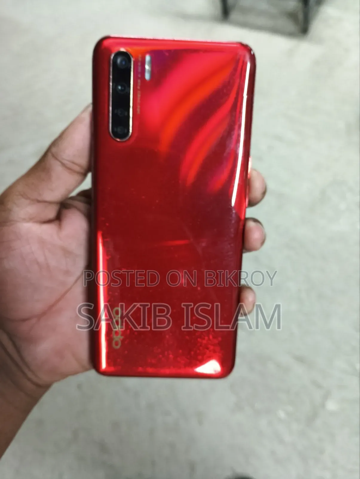 Oppo F15 256 GB Red