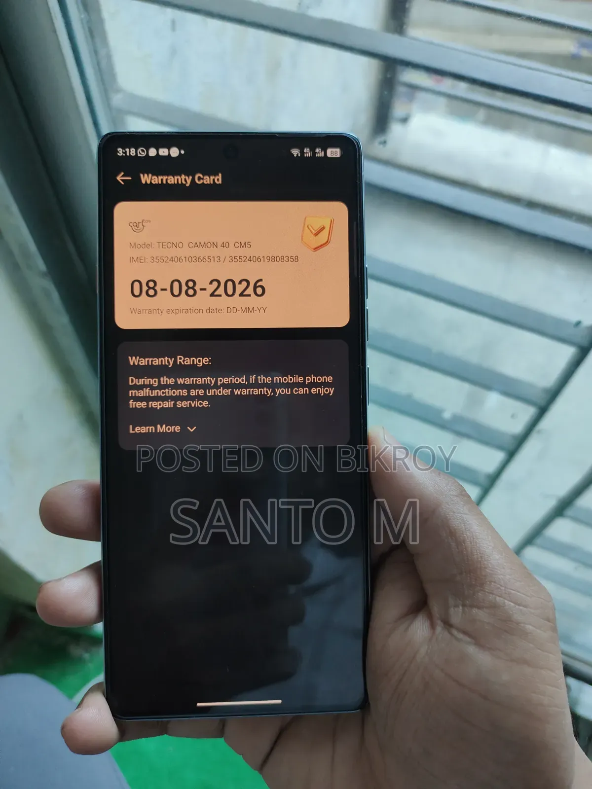 Tecno Camon 40 256 GB Black