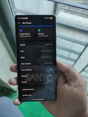 Tecno Camon 40 256 GB Black