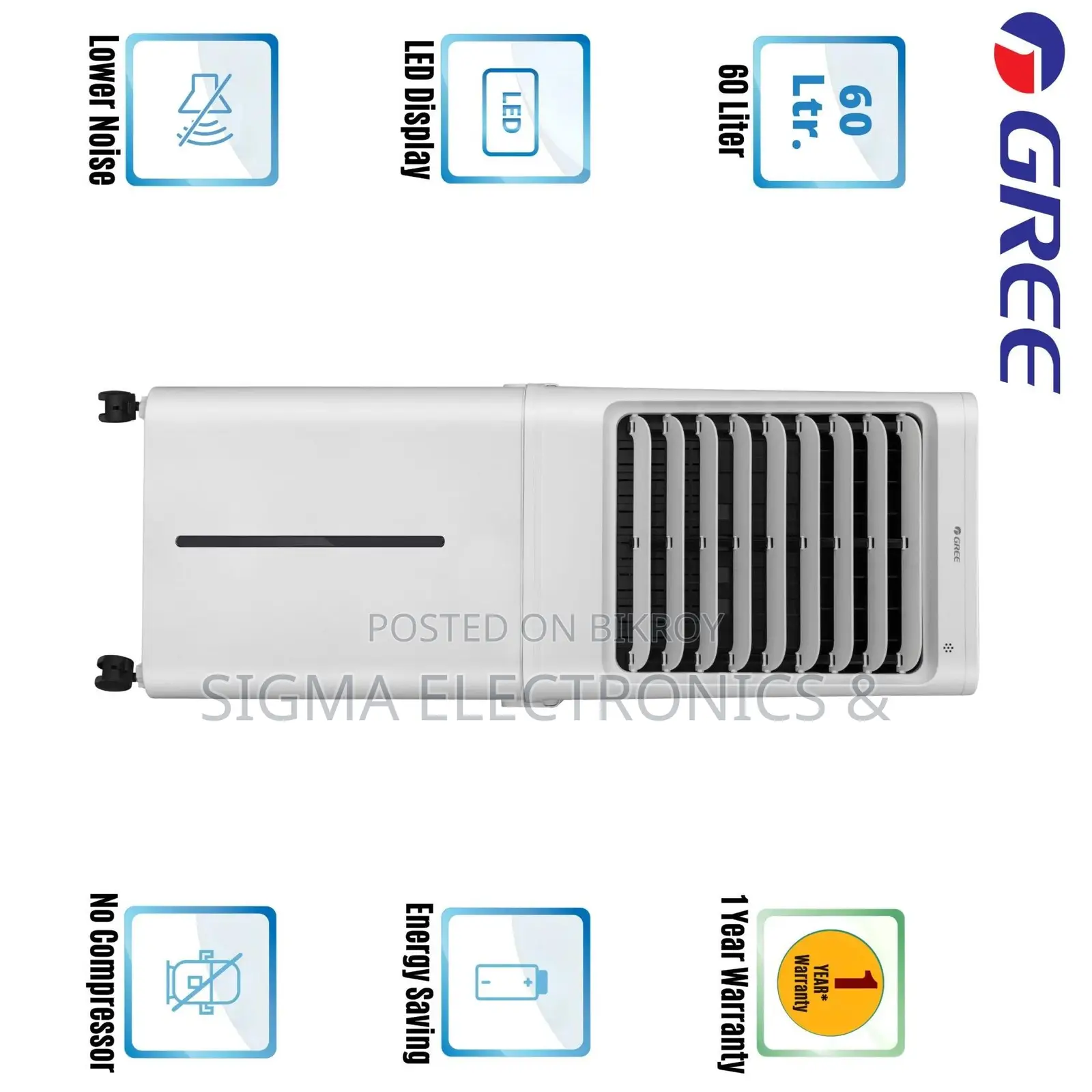 The Gree 60-Liter Portable Air Cooler