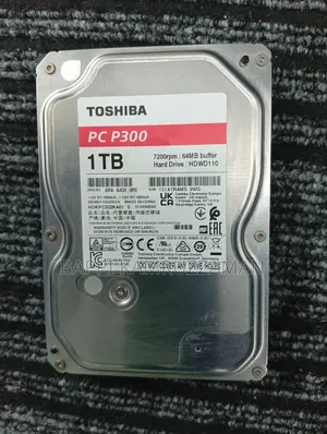 Super Fresh Condition 1 Terabyte Toshiba Hard Drive for Sale!