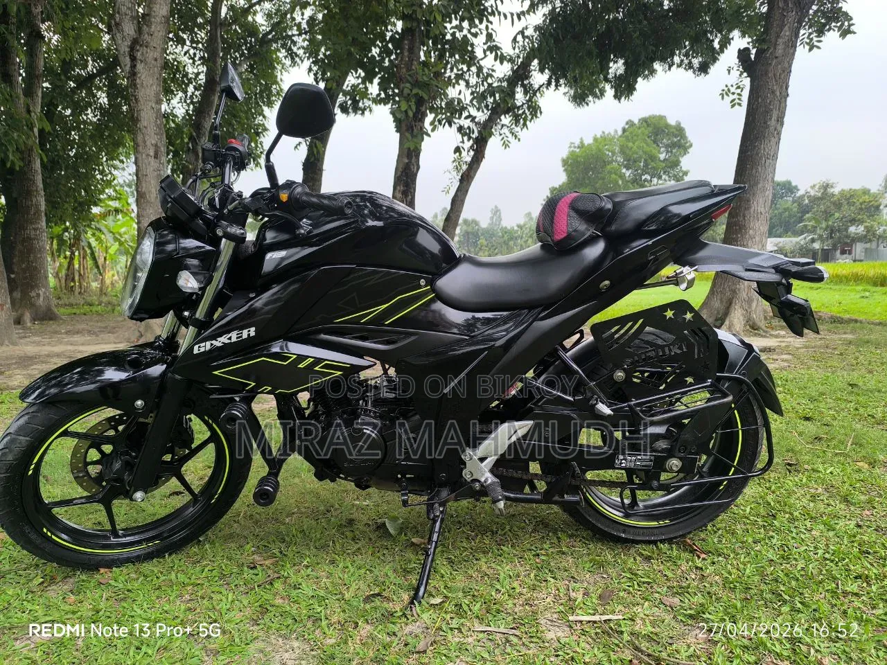 Suzuki Gixxer SF FI 2025 Black