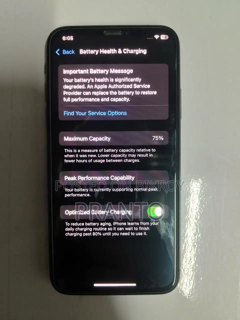 Apple iPhone XS 256 GB Black