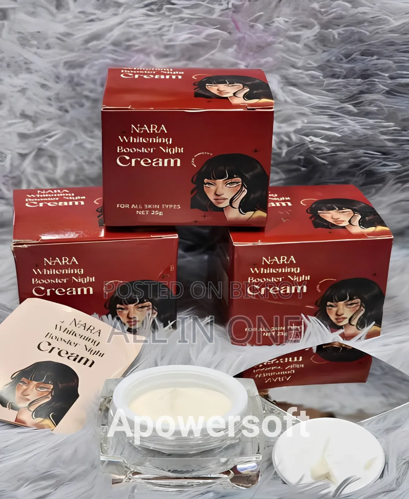 Nara Whitening Booster Night Cream 25mg