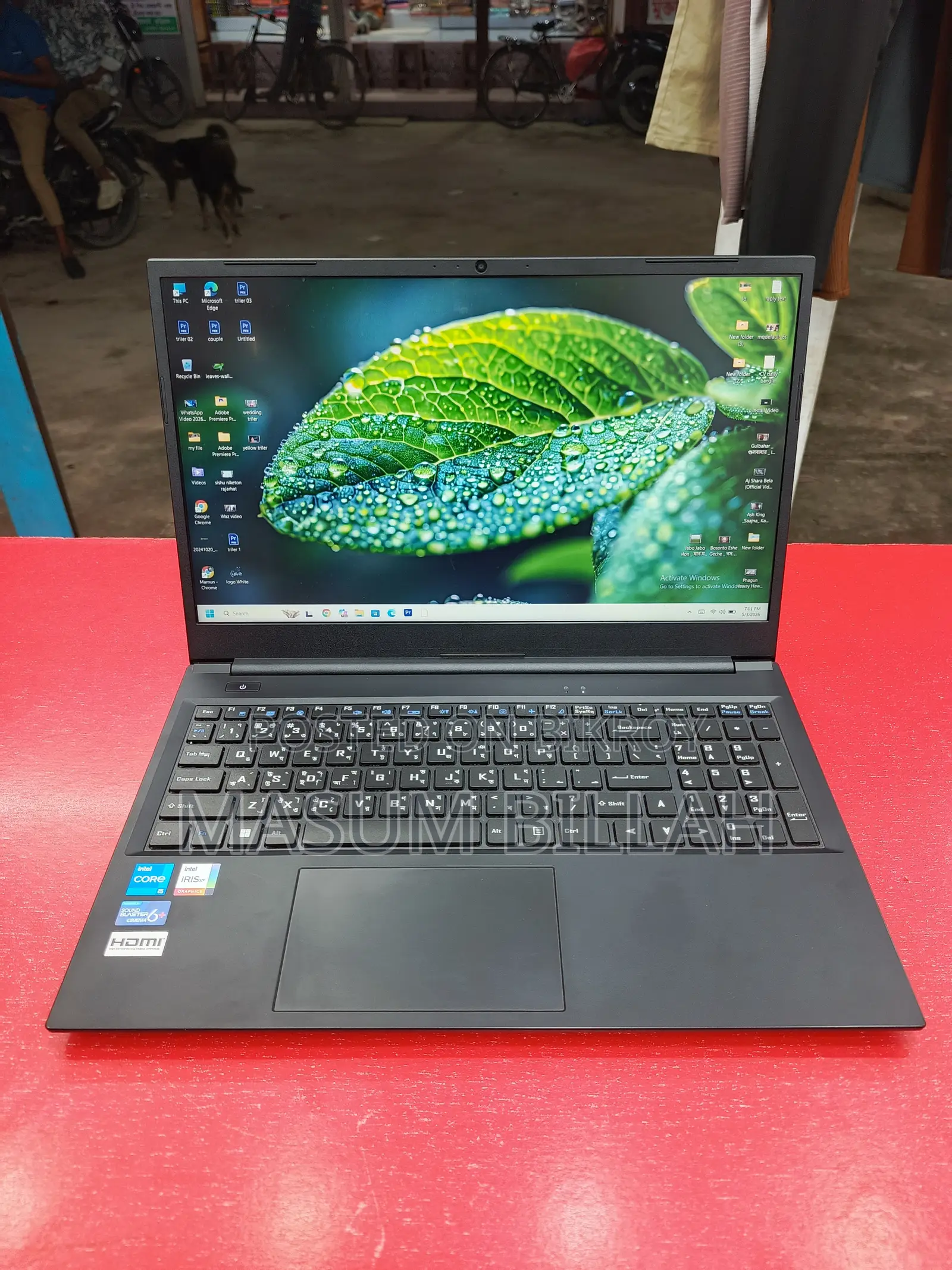 Laptop Vision Computer 8GB Intel Core I5 SSHD+SSD 512GB