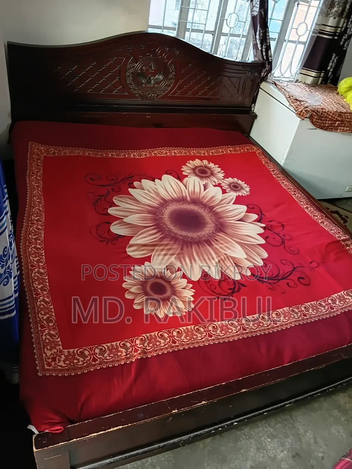 Malaysian Wood Board Bed