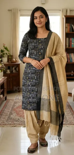 Unstitch Three Piece - Slab Cotton Fabric