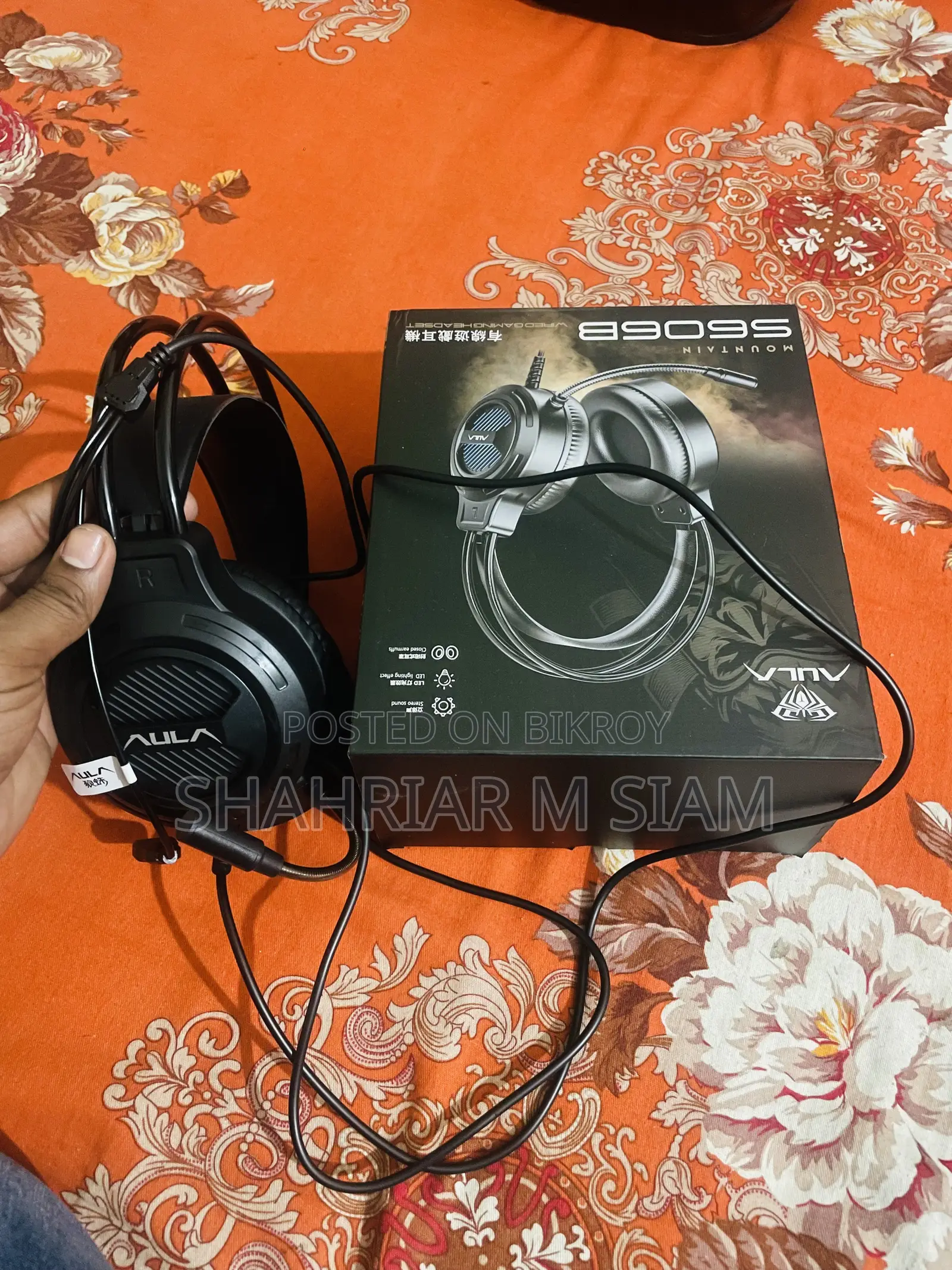 Bm 800 Microphone,V8 Sound Card, Mountain Gaming Headphone