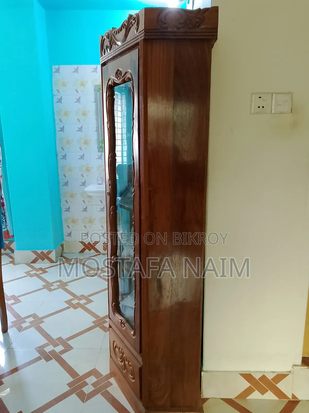Teak Wood Showcase