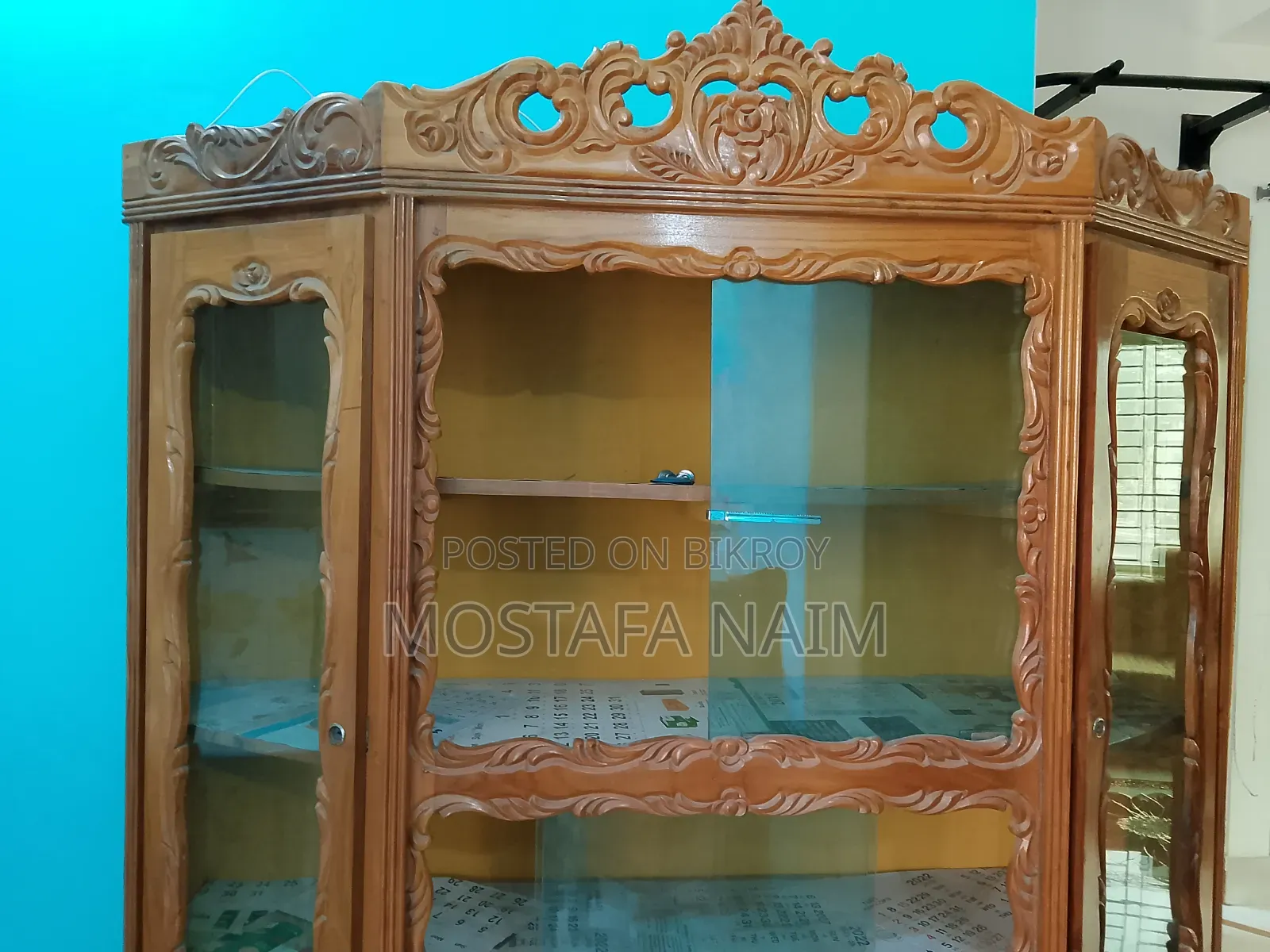 Teak Wood Showcase