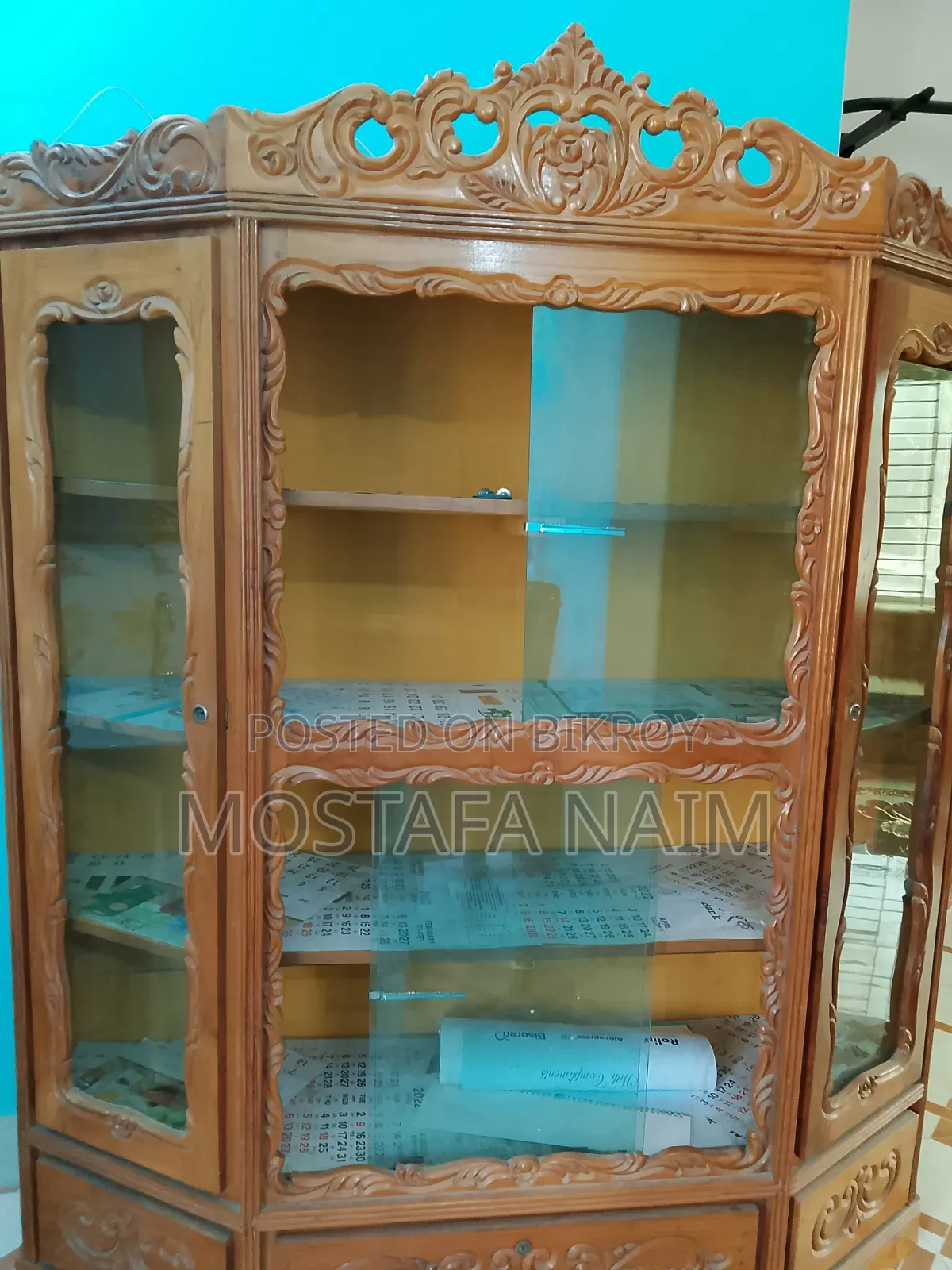 Teak Wood Showcase