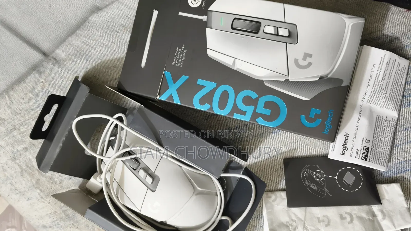 Logitech G 502 X (25,600 Dpi) Hero Optical Sensor