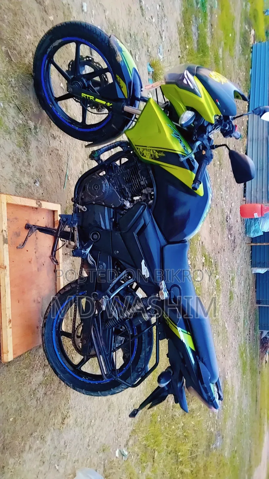 TVS Apache RTR 160 2V 2017 Blue