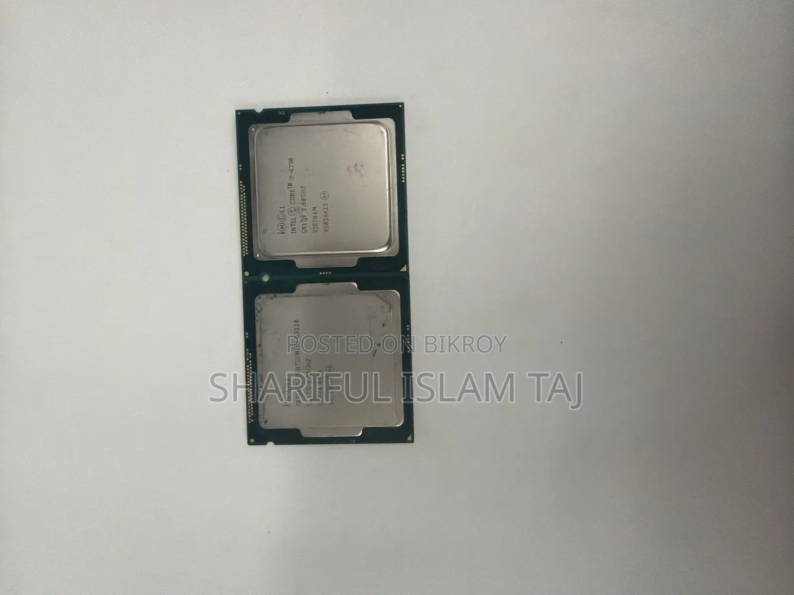 Intel Core I7-4790 এবং Intel Pentium G320