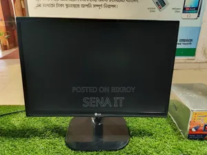 Lg Led Monitor – Vga Support, Clear Display, Good Condition
