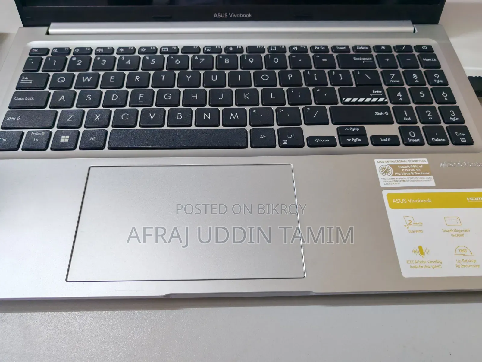 Laptop Asus VivoBook V551LA 8GB Intel Core I3 SSD 512GB