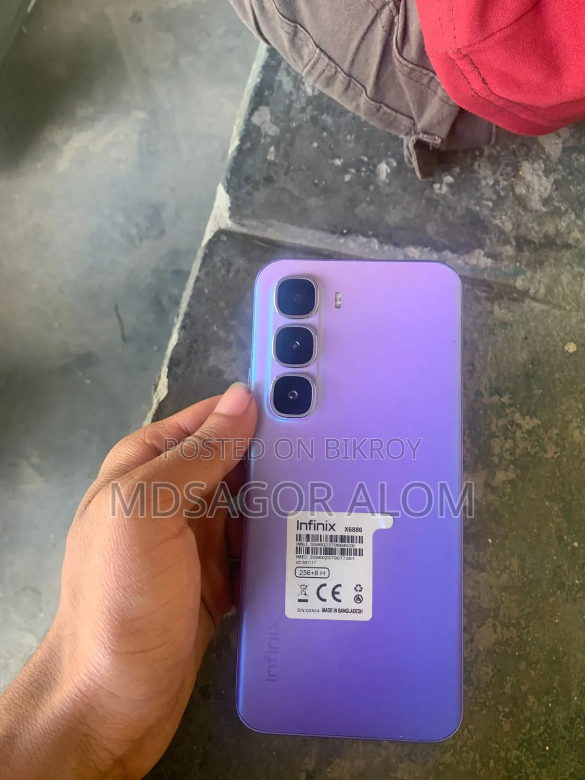 New Infinix Hot 60 Pro+ 128 GB Purple