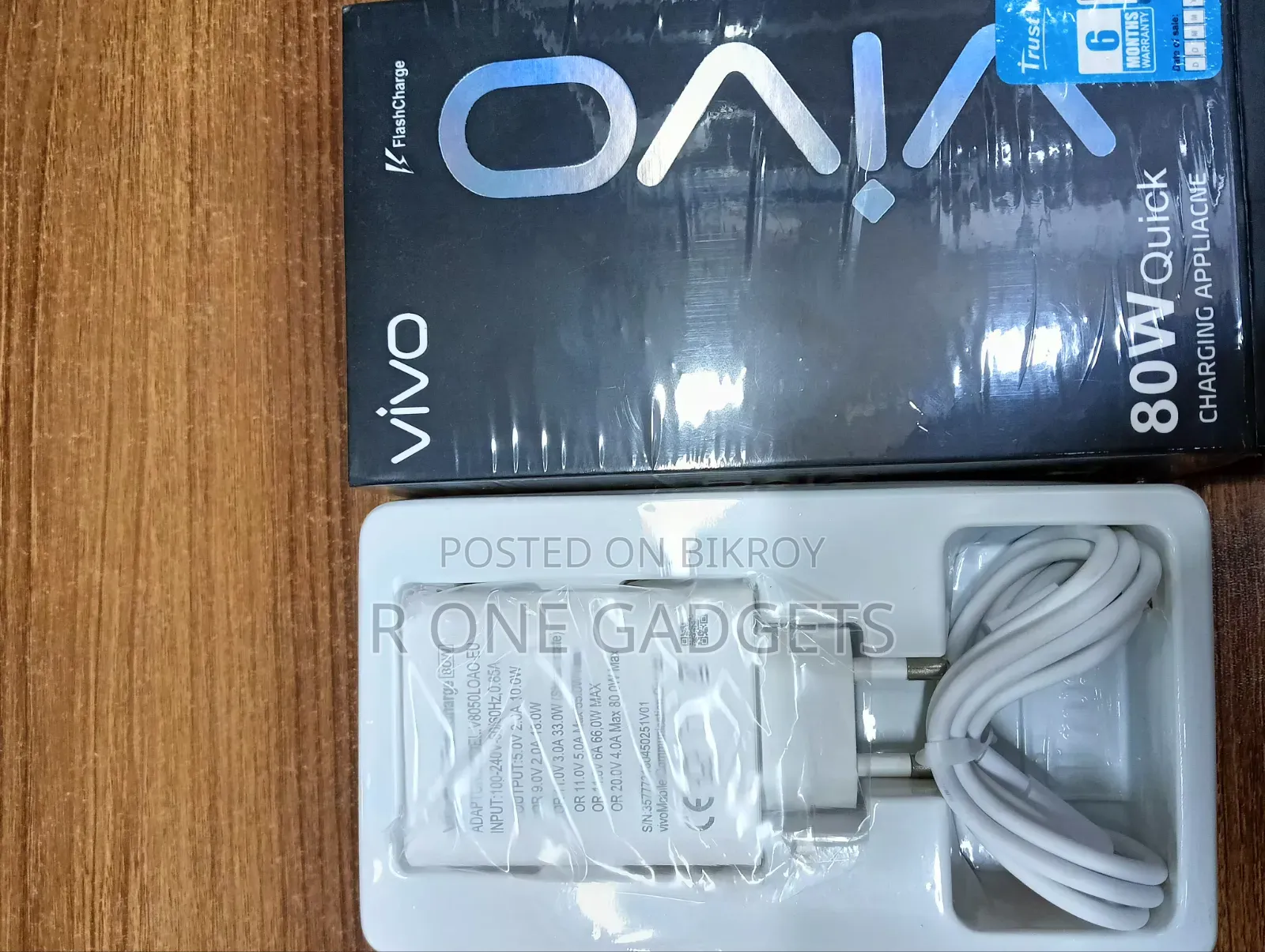 Vivo 80W Original Charger
