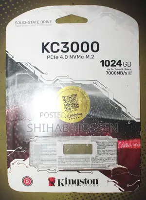 Kingston Kc3000 1tb Pcie 4.0 Nvme M.2 SSD With Dram Cache