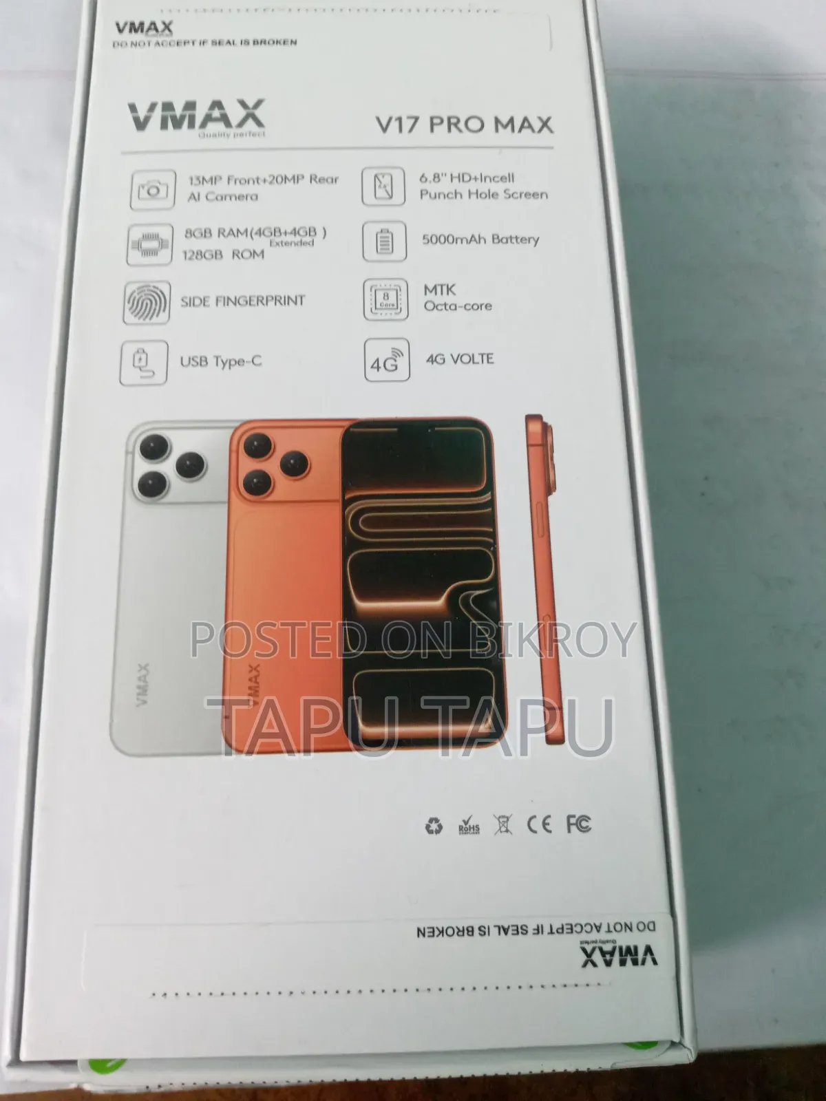 New M-Horse Butterfly 3 8 GB Orange