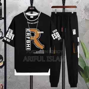 Men's Premium Quality T-Shirt & Trouser Combo Set