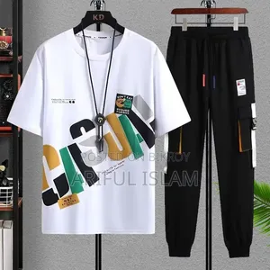 Men's Premium Quality T-Shirt & Trouser Combo Set