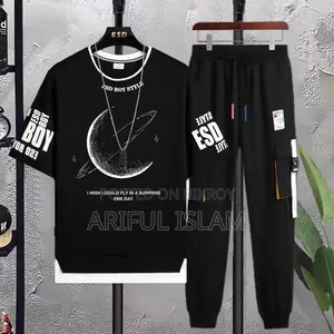 Men's Premium Quality T-Shirt & Trouser Combo Set