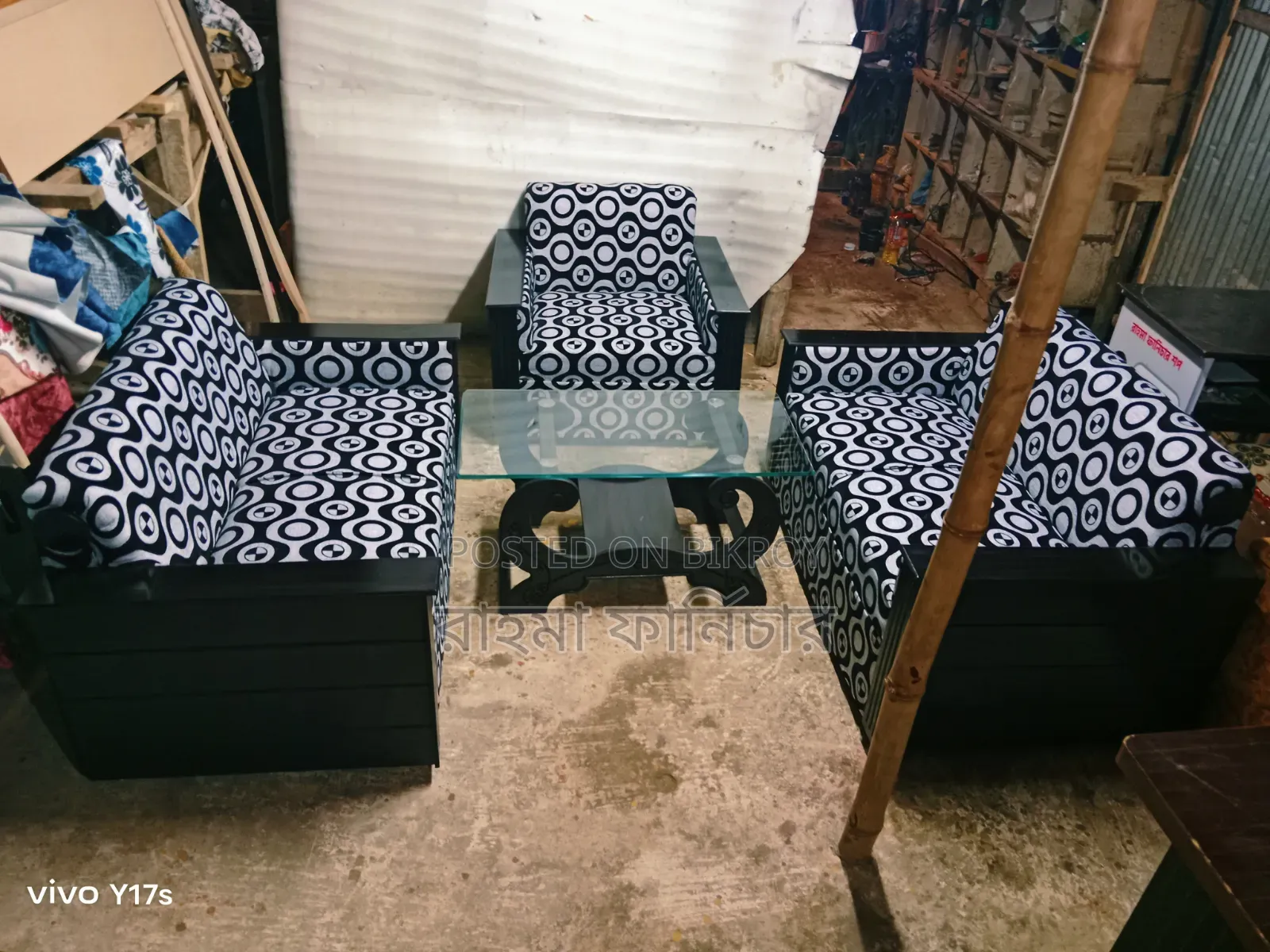 New Solid Foam Box Sofa Full Set with Center Table