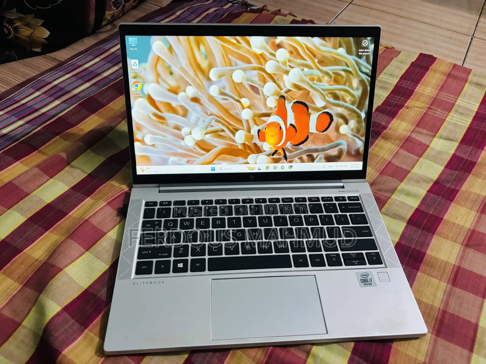 Laptop HP EliteBook 830 G7 16GB Intel Core I7 HDD+SSD 512GB