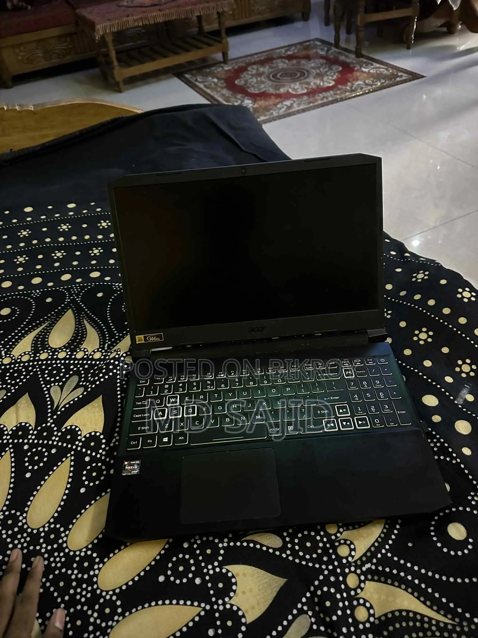 ল্যাপটপ Acer Nitro 5 ১৬ জিবি AMD Ryzen 5 SSD ৫১২ জিবি