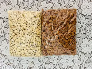 1kg Almonds Cashew Nuts Combo (500g + 500g) | Nexmart-Bd