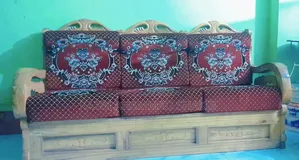 Teak Wood Sofa Set.