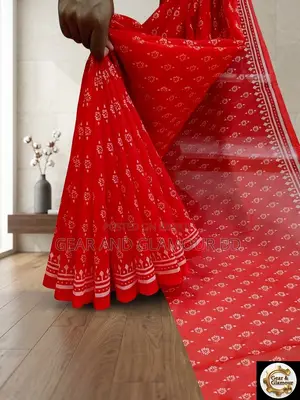 Exclusive Chanderi Silk Saree (With Blouse Piece)
