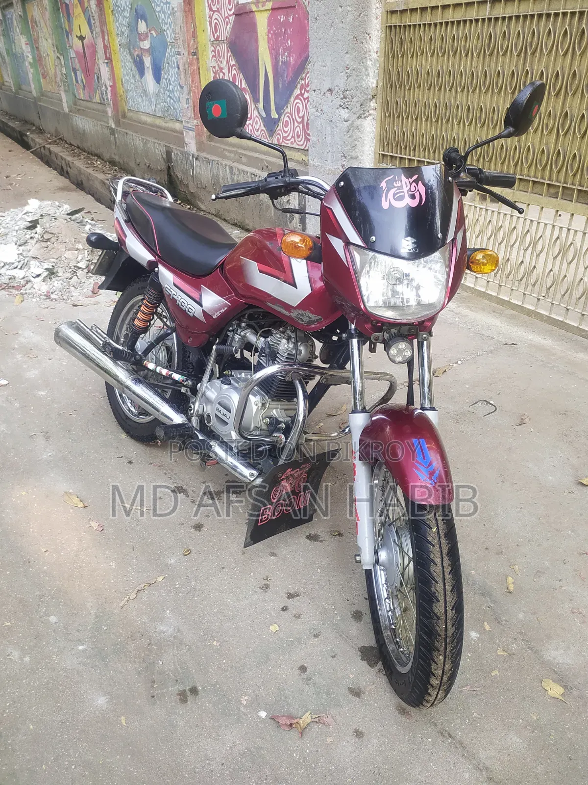 Bajaj CT 100 2015 Red