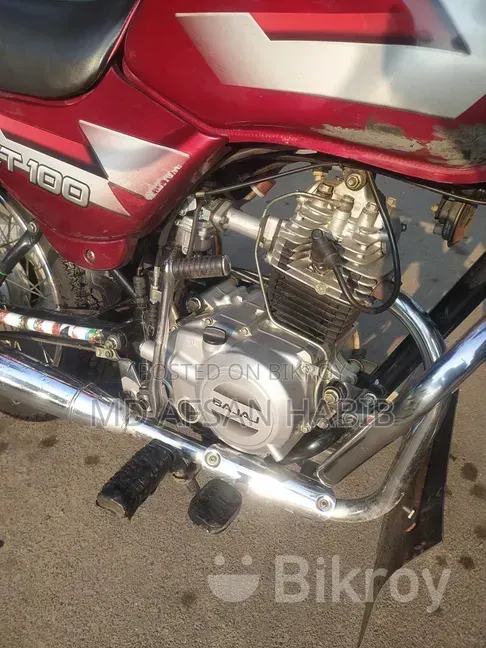 Bajaj CT 100 2015 Red