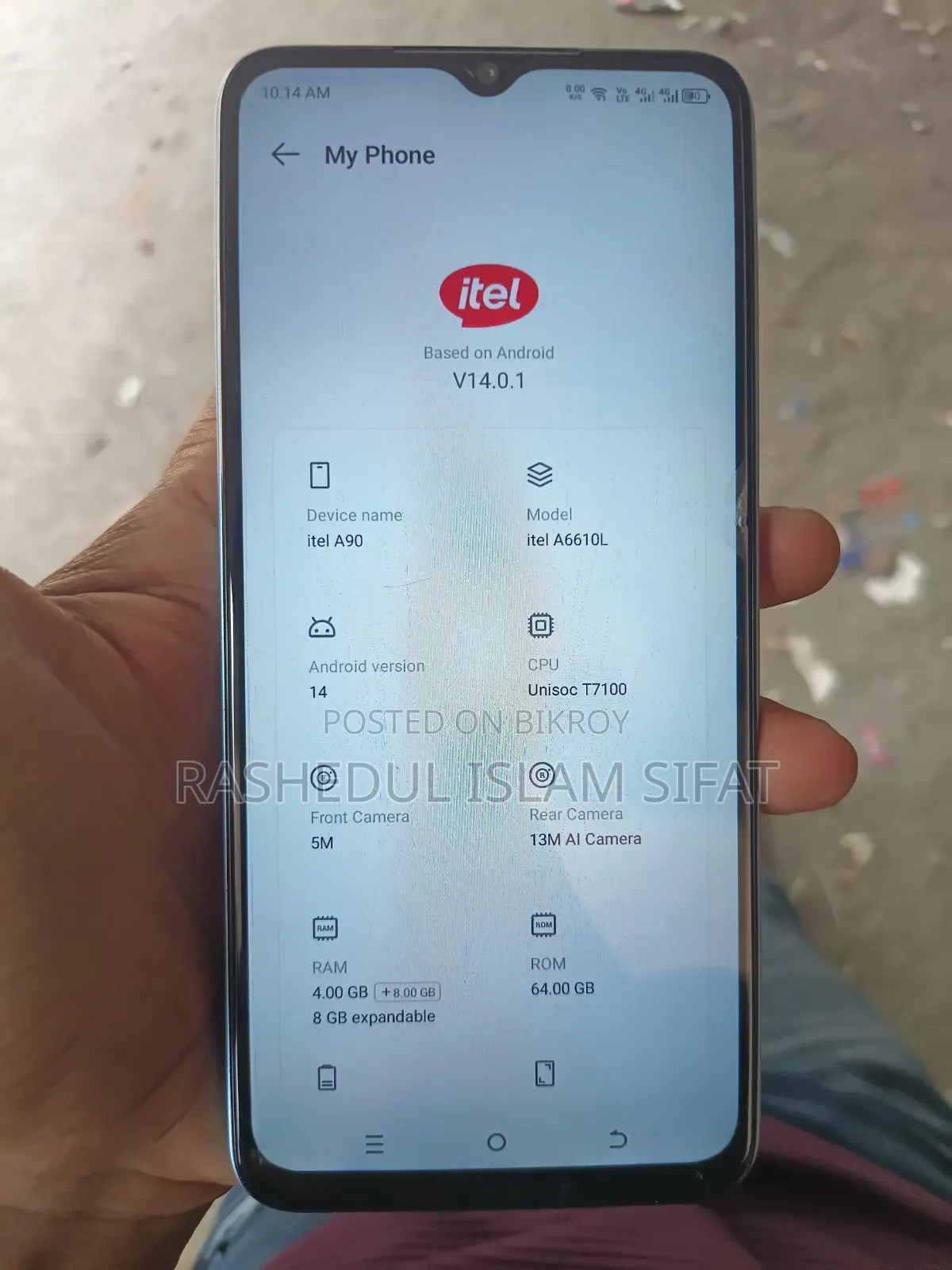 New Itel A90 64 GB