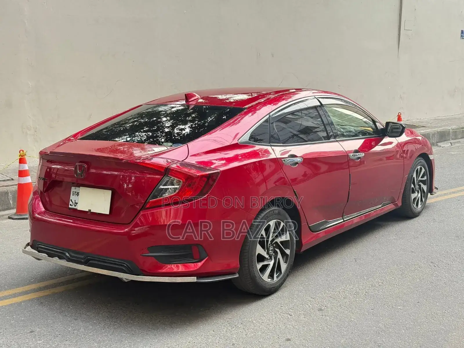 Honda Civic EX Sedan 2018 Red