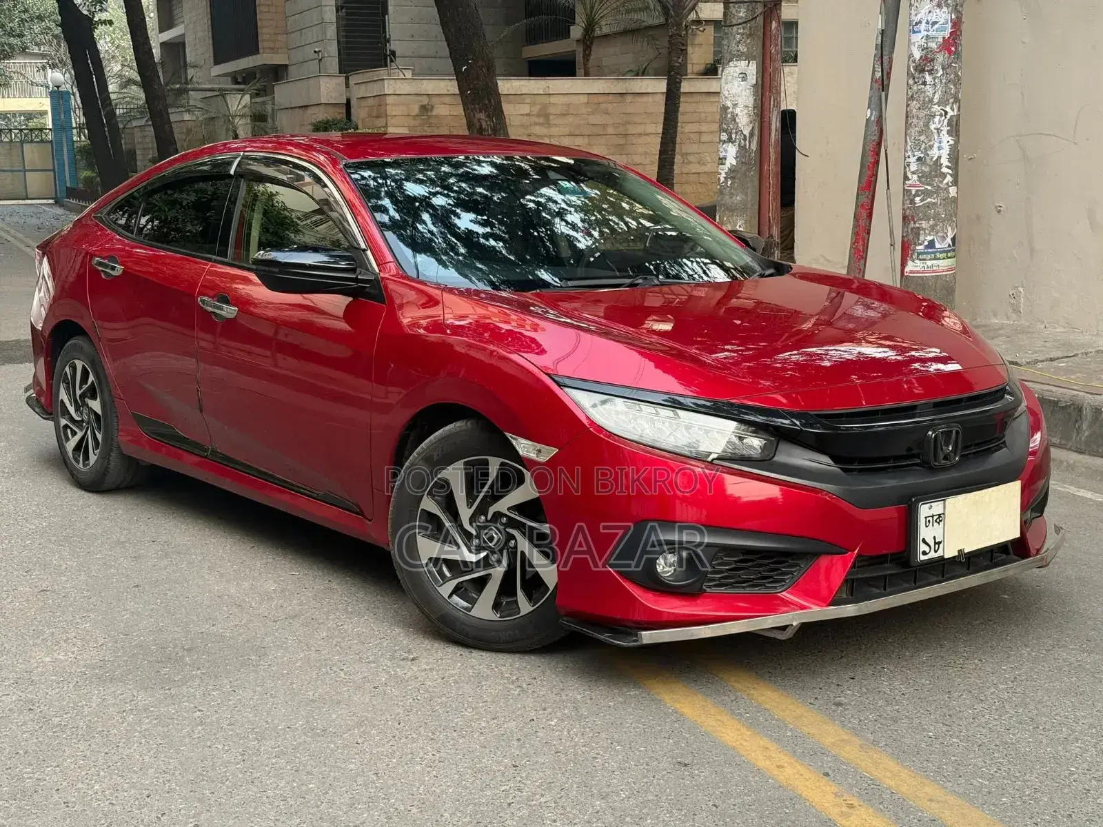 Honda Civic EX Sedan 2018 Red