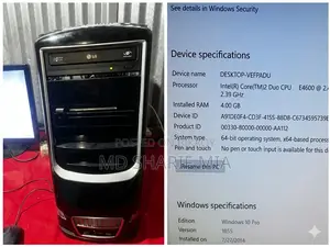 Desktop Computer 6GB Intel Core 2 Duo HDD 500GB