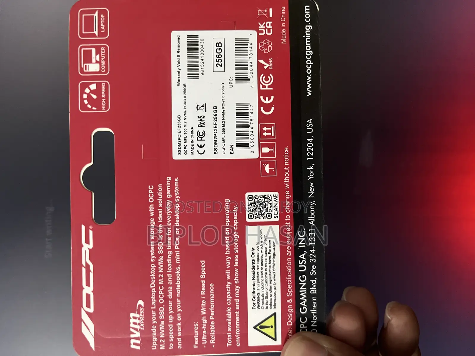 Ocpc 256gb SSD