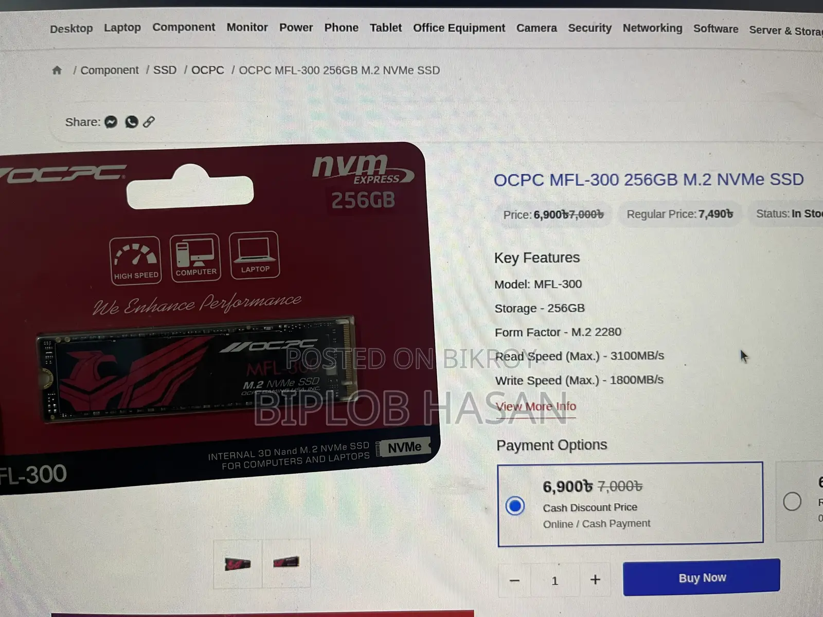 Ocpc 256gb SSD