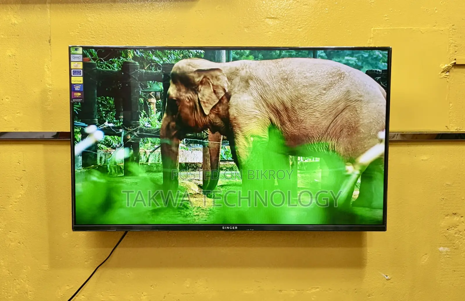 Singer 43 Inch Smart Android Frameless Voice Control Korean TV