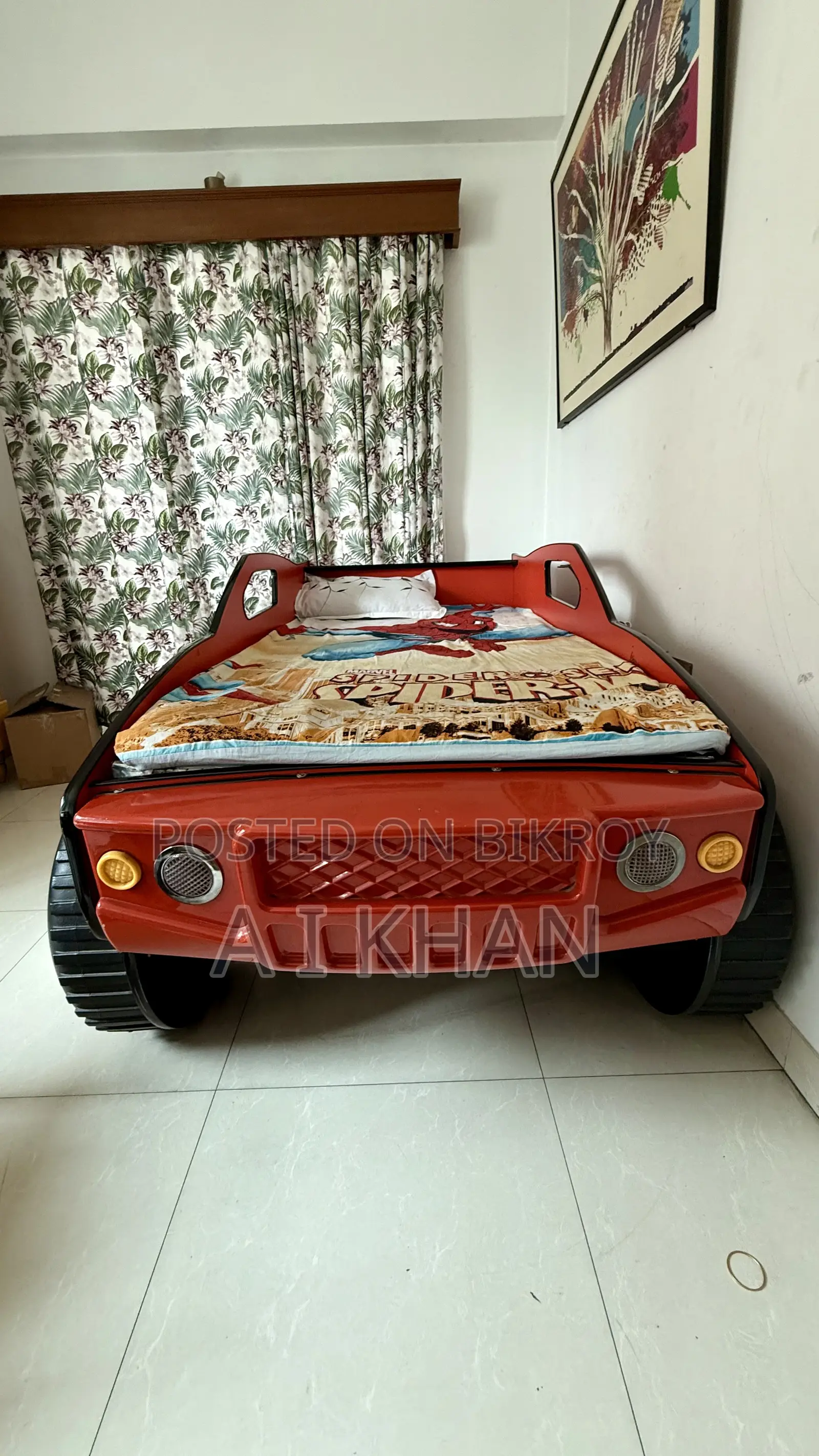 Imported Kids Car Bed With Mattress Toshok | Excellent Condition