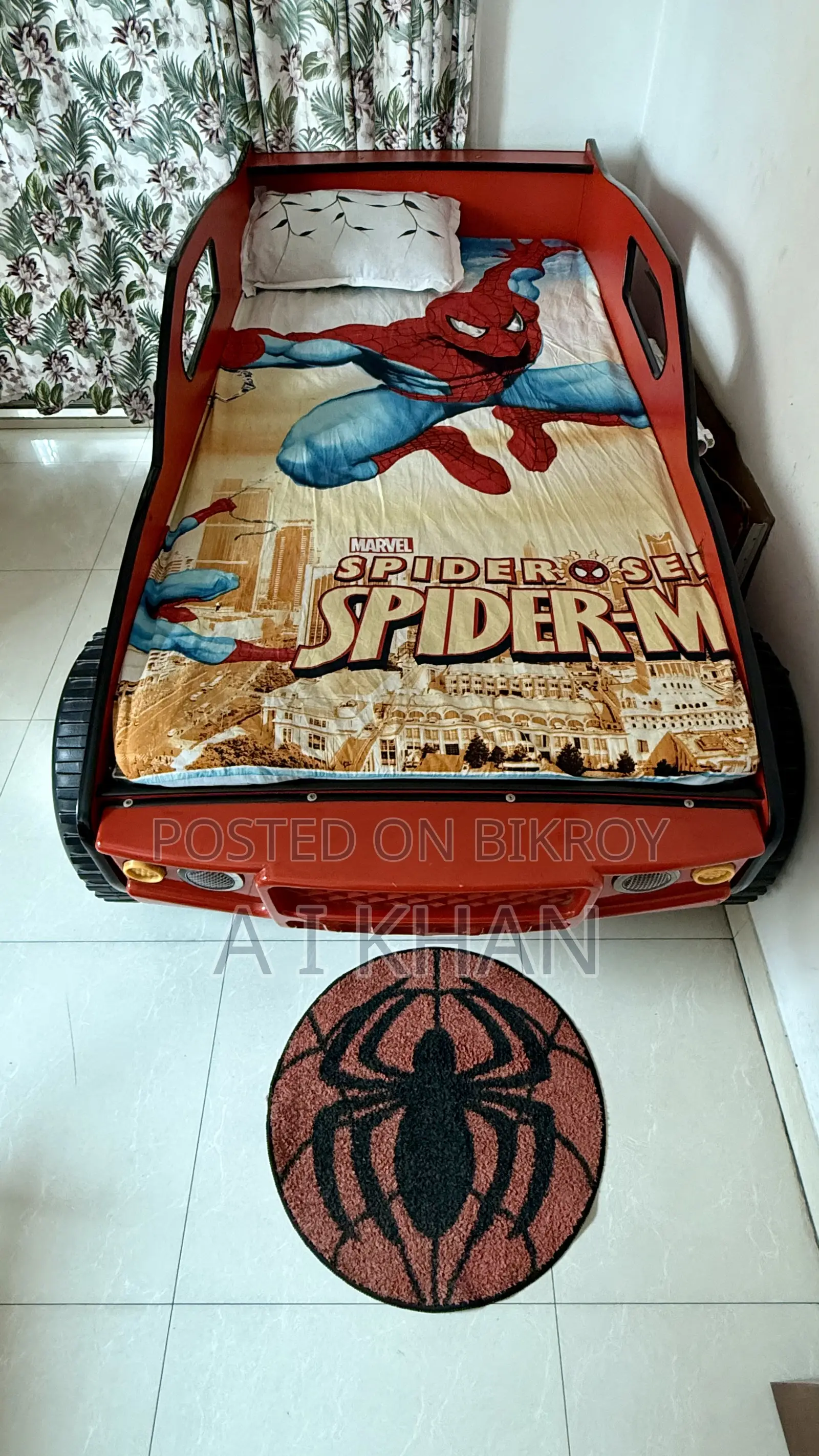 Imported Kids Car Bed With Mattress Toshok | Excellent Condition